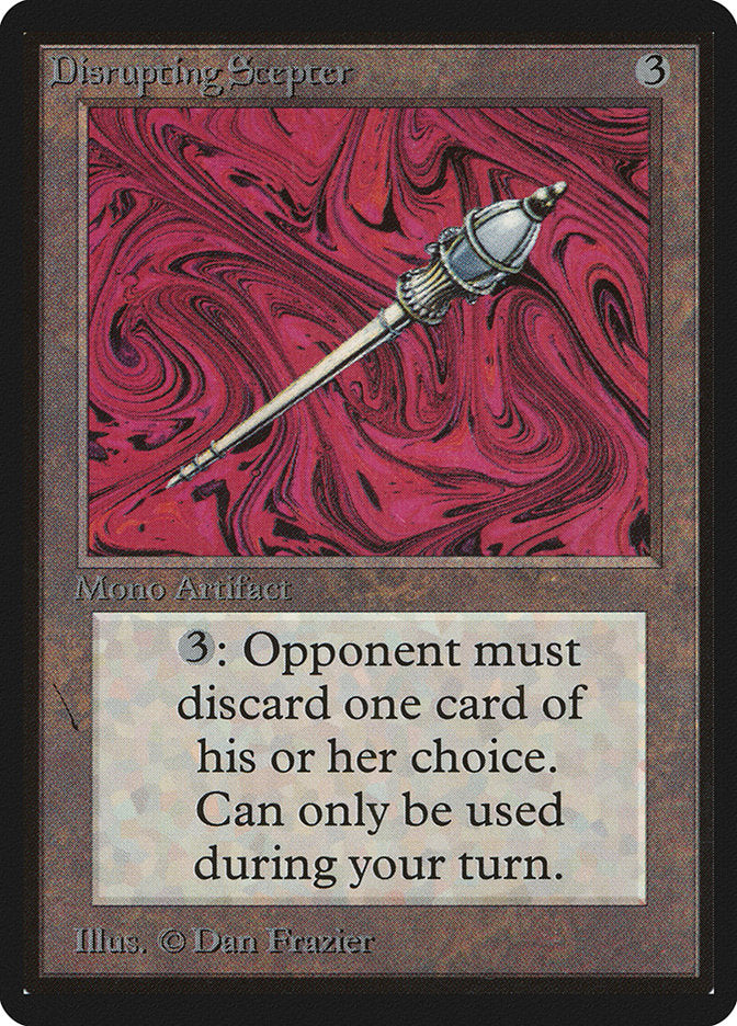 Disrupting Scepter [Limited Edition Beta] | Webway Games