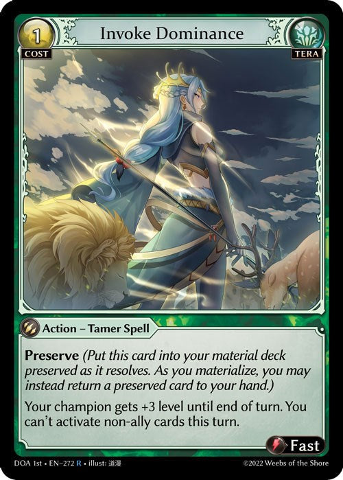 Invoke Dominance (272) [Dawn of Ashes: 1st Edition] | Webway Games