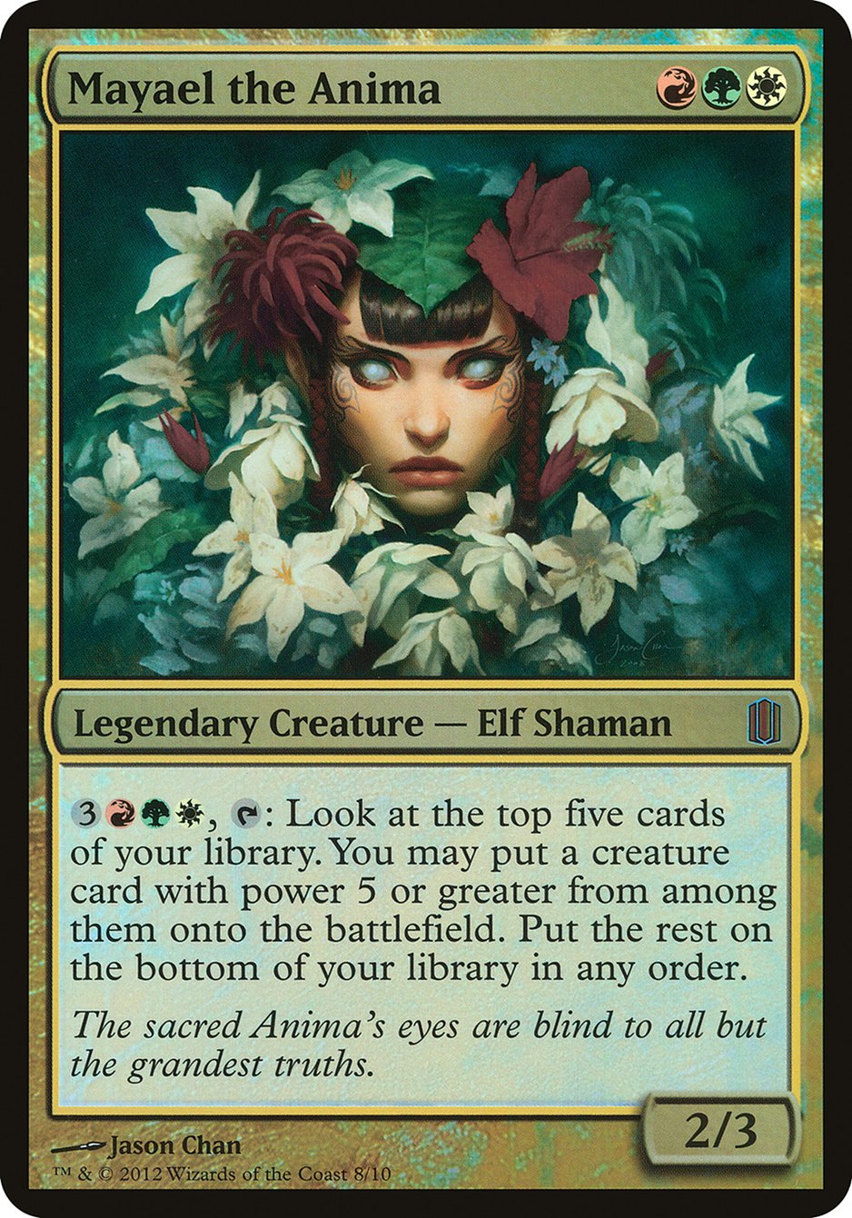 Mayael the Anima (Commander's Arsenal) [Oversize Cards] | Webway Games