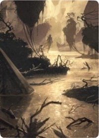 Murkwater Pathway Art Card [Zendikar Rising Art Series] | Webway Games