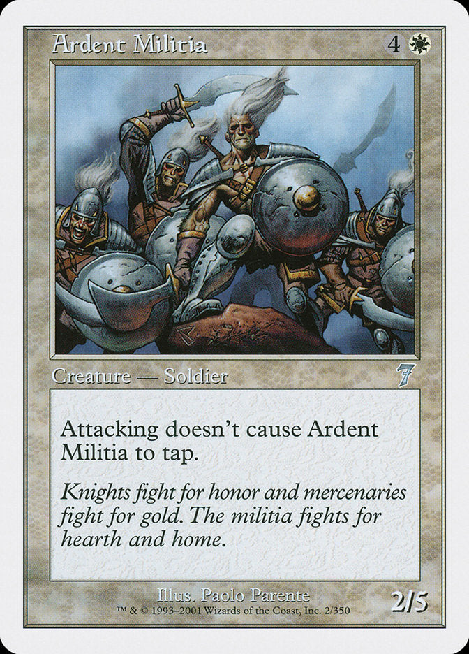 Ardent Militia [Seventh Edition] | Webway Games