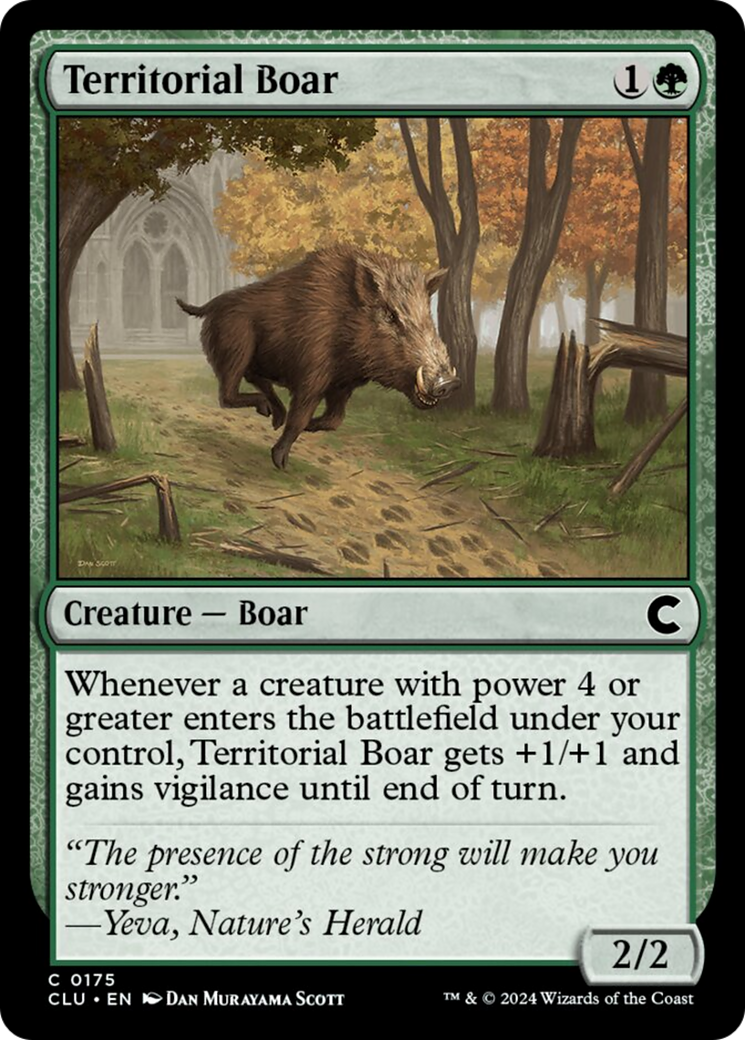 Territorial Boar [Ravnica: Clue Edition] | Webway Games