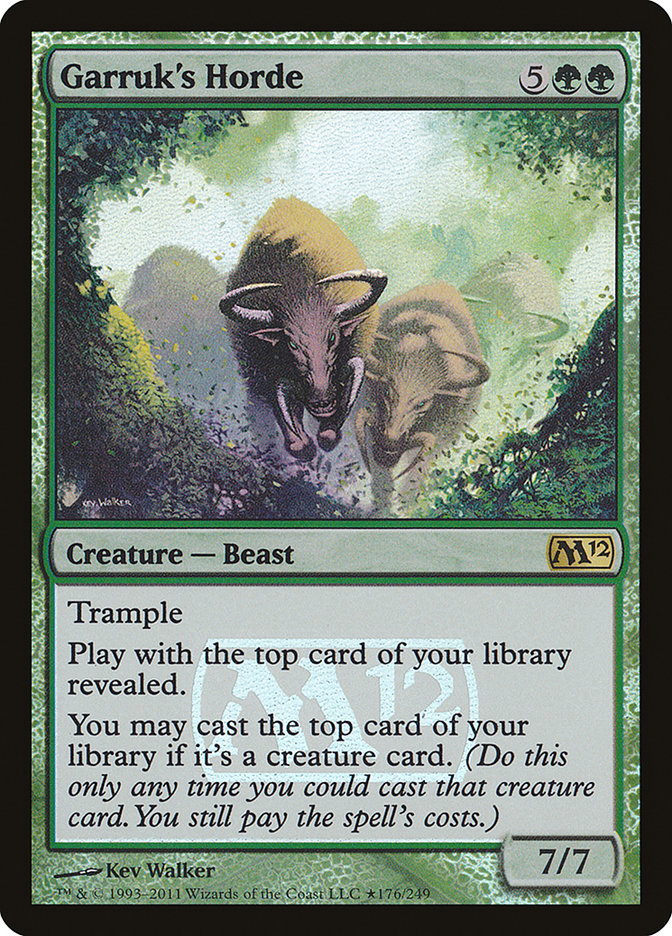 Garruk's Horde [Magic 2012 Prerelease Promos] | Webway Games