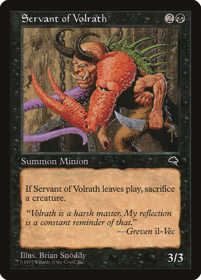 Servant of Volrath [Tempest] | Webway Games