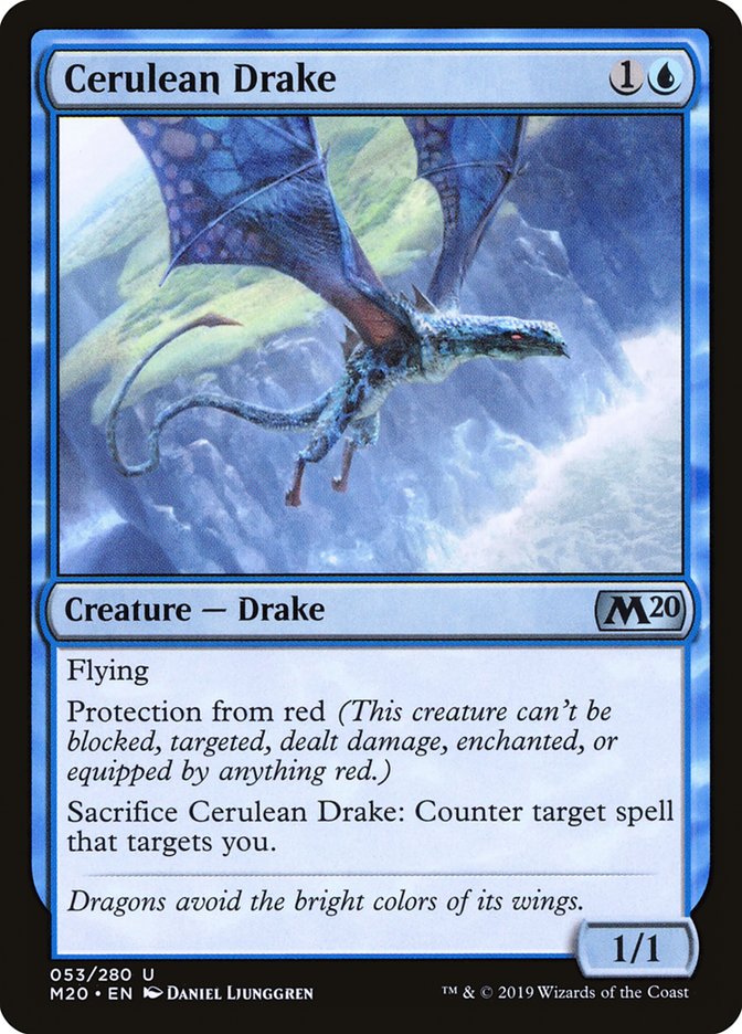 Cerulean Drake [Core Set 2020] | Webway Games
