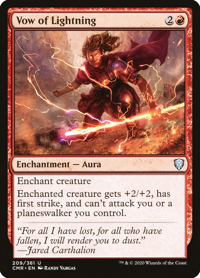 Vow of Lightning [Commander Legends] | Webway Games