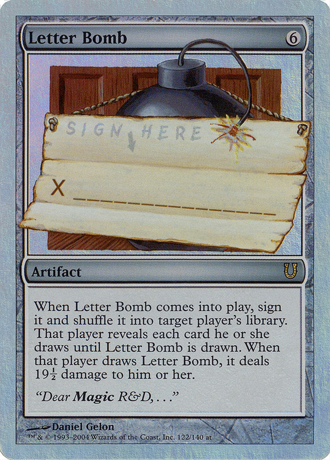 Letter Bomb [Unhinged] | Webway Games