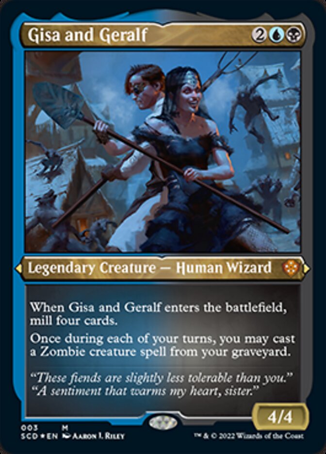 Gisa and Geralf (Foil Etched) [Starter Commander Decks] | Webway Games