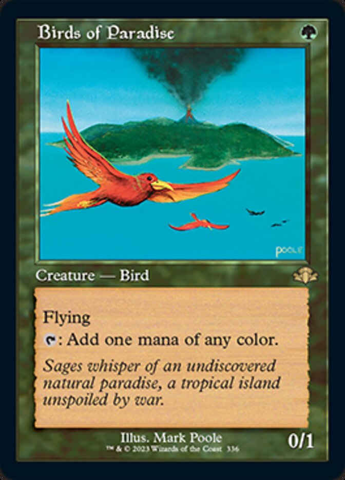 Birds of Paradise (Retro) [Dominaria Remastered] | Webway Games