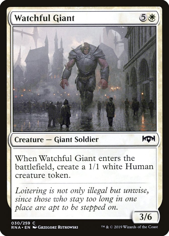 Watchful Giant [Ravnica Allegiance] | Webway Games