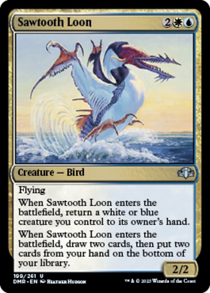 Sawtooth Loon [Dominaria Remastered] | Webway Games