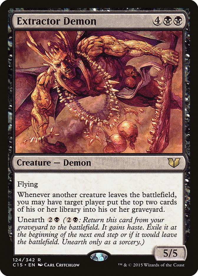 Extractor Demon [Commander 2015] | Webway Games
