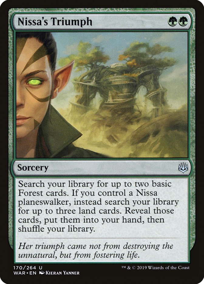 Nissa's Triumph [War of the Spark] | Webway Games