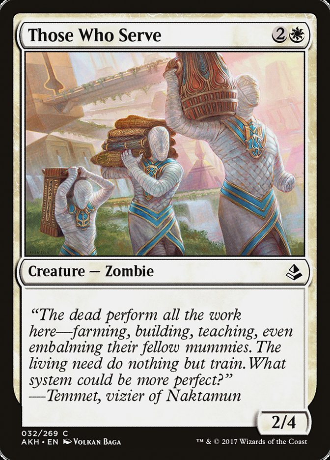 Those Who Serve [Amonkhet] | Webway Games