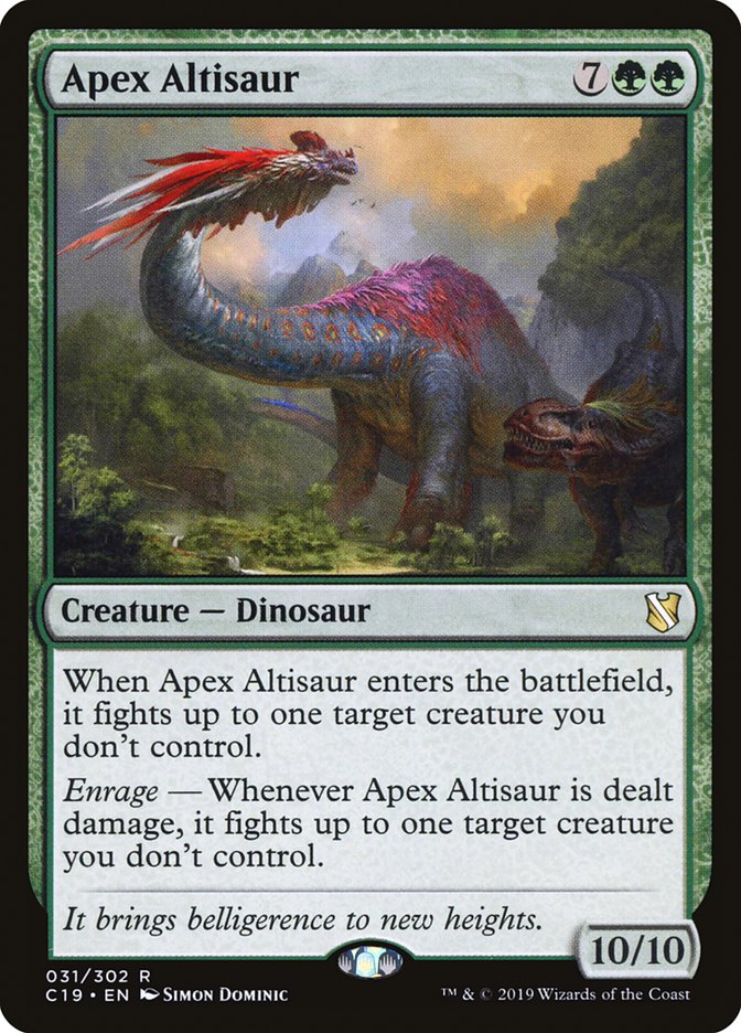 Apex Altisaur [Commander 2019] | Webway Games