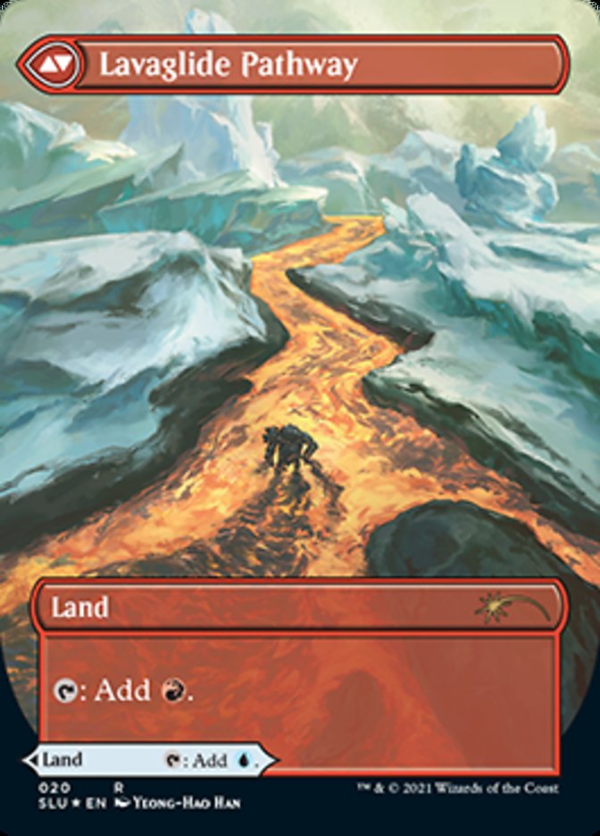 Riverglide Pathway // Lavaglide Pathway (Borderless) [Secret Lair: Ultimate Edition] | Webway Games