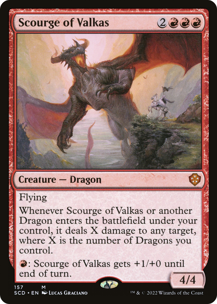 Scourge of Valkas [Starter Commander Decks] | Webway Games
