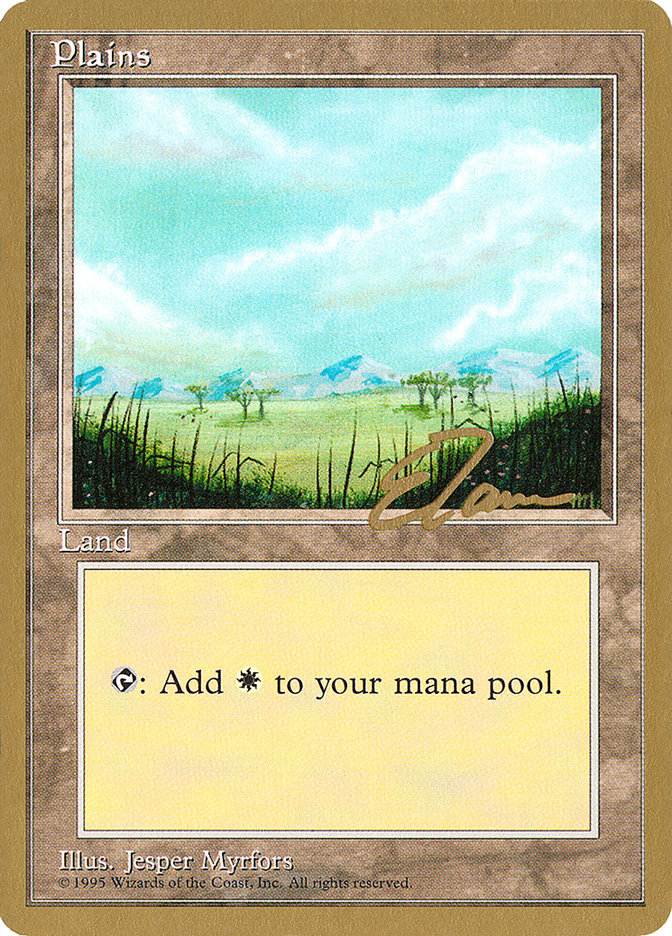Plains (et365) (Eric Tam) [Pro Tour Collector Set] | Webway Games
