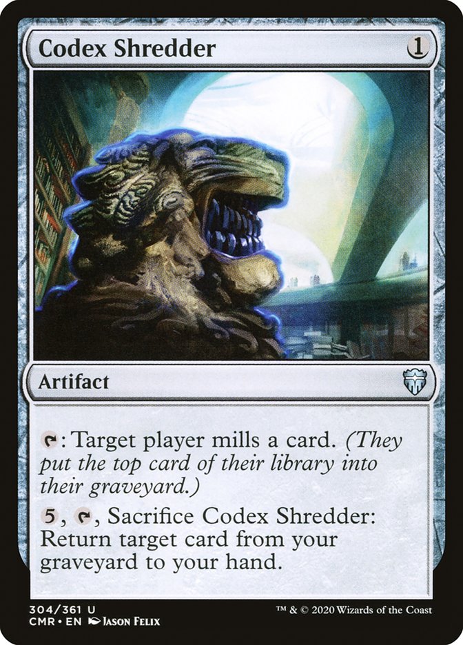 Codex Shredder [Commander Legends] | Webway Games