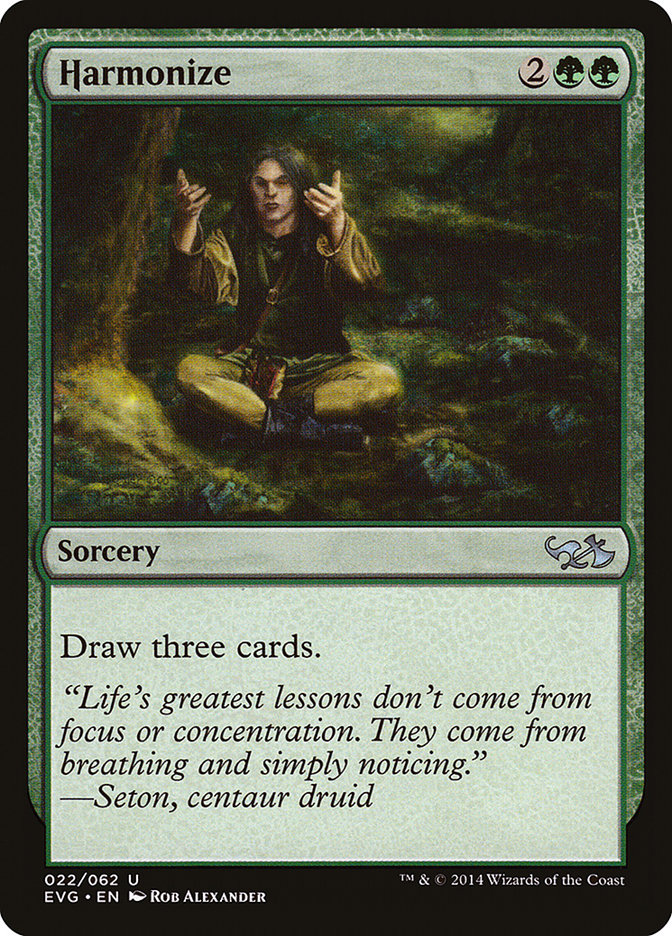 Harmonize (Elves vs. Goblins) [Duel Decks Anthology] | Webway Games