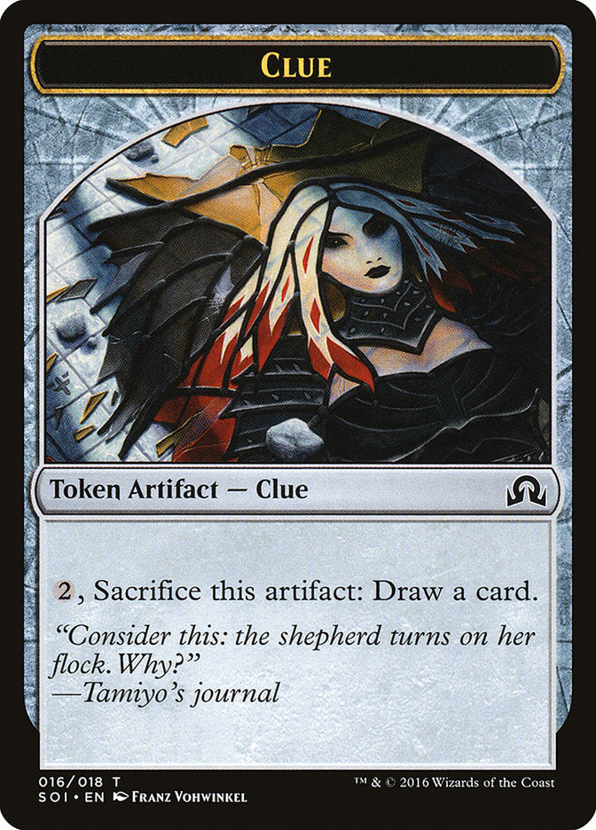 Clue (016/018) [Shadows over Innistrad Tokens] | Webway Games