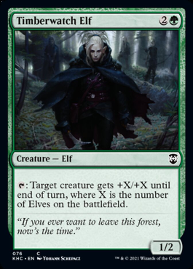 Timberwatch Elf [Kaldheim Commander] | Webway Games
