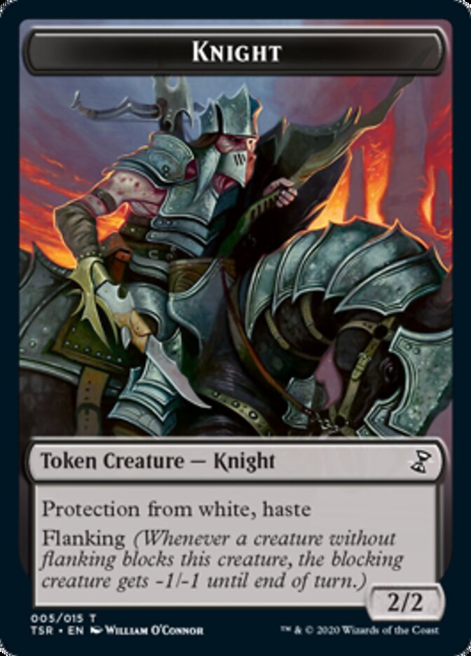 Knight Token [Time Spiral Remastered Tokens] | Webway Games