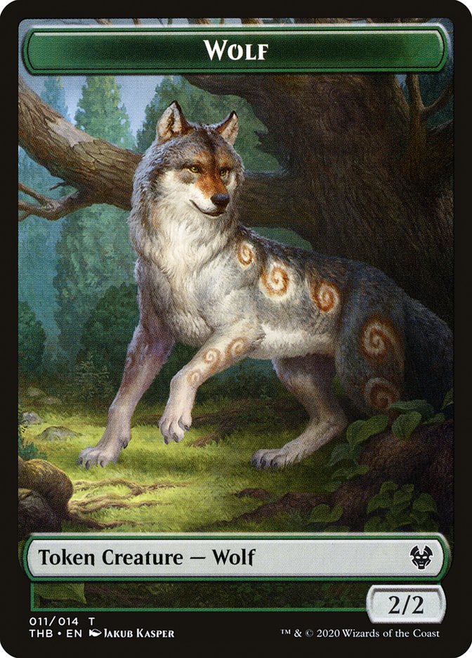 Wolf Token [Theros Beyond Death] | Webway Games