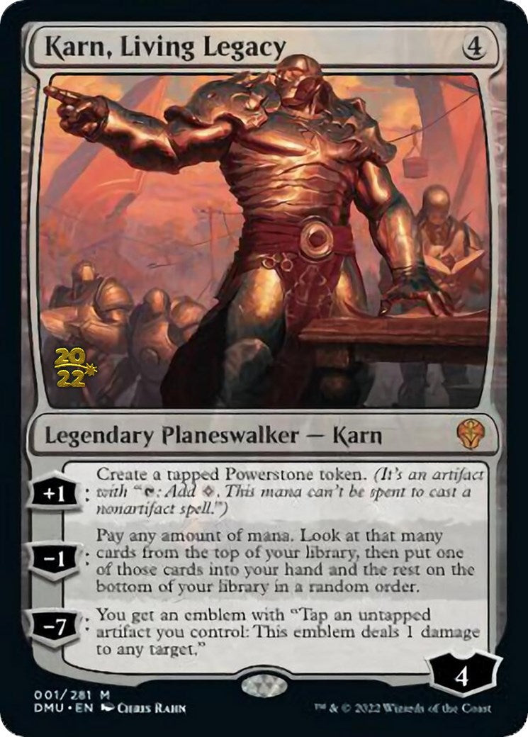 Karn, Living Legacy [Dominaria United Prerelease Promos] | Webway Games
