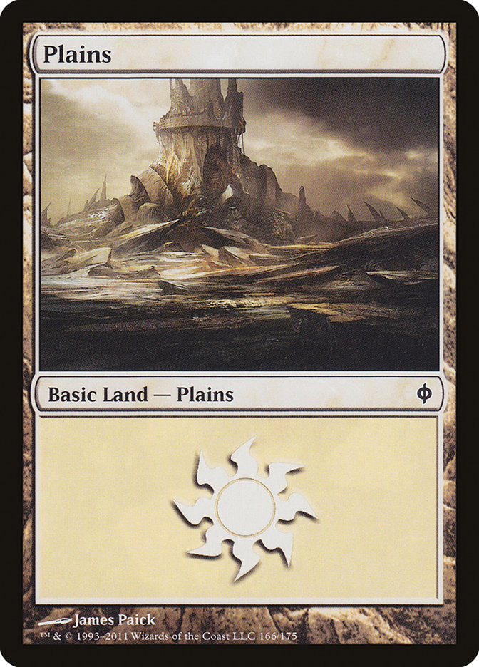 Plains (#166) [New Phyrexia] | Webway Games