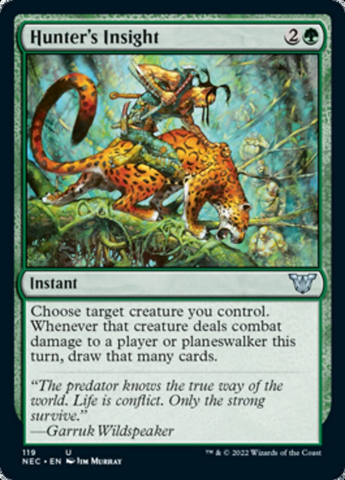 Hunter's Insight [Kamigawa: Neon Dynasty Commander] | Webway Games