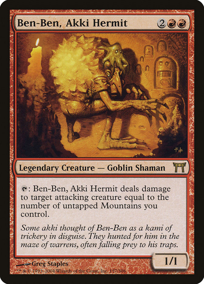 Ben-Ben, Akki Hermit [Champions of Kamigawa] | Webway Games
