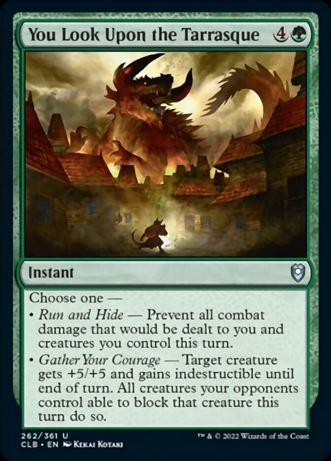 You Look Upon the Tarrasque [Commander Legends: Battle for Baldur's Gate] | Webway Games