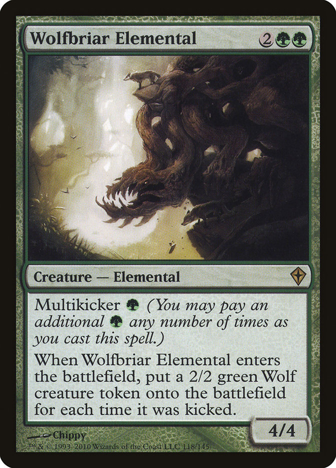 Wolfbriar Elemental [Worldwake] | Webway Games