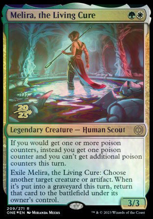 Melira, the Living Cure [Phyrexia: All Will Be One Prerelease Promos] | Webway Games