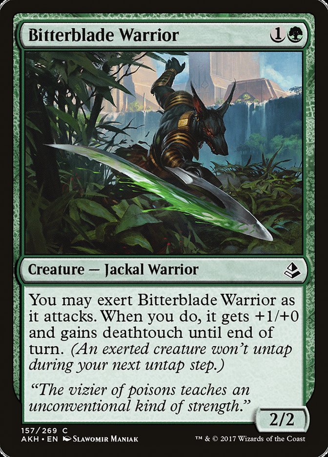 Bitterblade Warrior [Amonkhet] | Webway Games