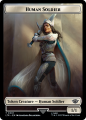 Food (10) // Human Soldier (01) Double-Sided Token [The Lord of the Rings: Tales of Middle-Earth Tokens] | Webway Games