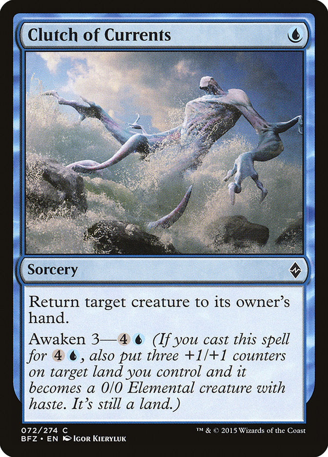 Clutch of Currents [Battle for Zendikar] | Webway Games