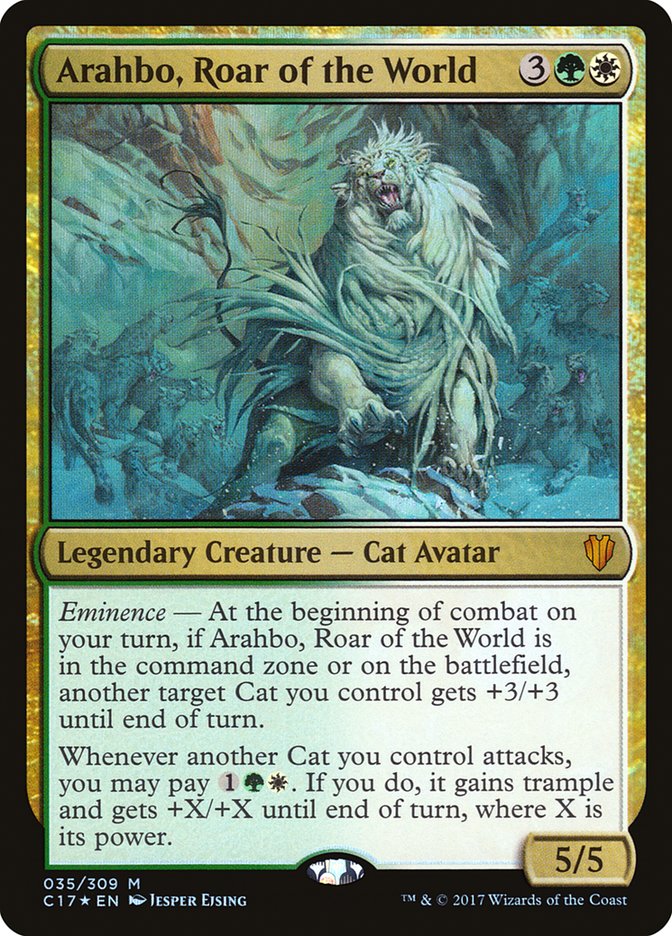 Arahbo, Roar of the World [Commander 2017] | Webway Games