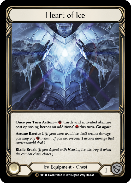 Heart of Ice [U-ELE144] Unlimited Rainbow Foil | Webway Games