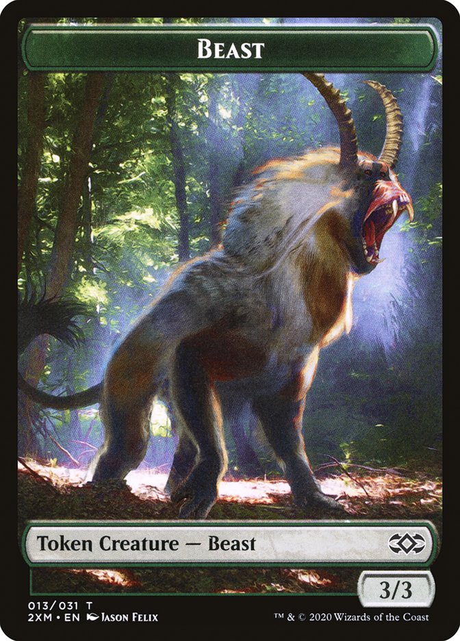 Beast Token [Double Masters] | Webway Games