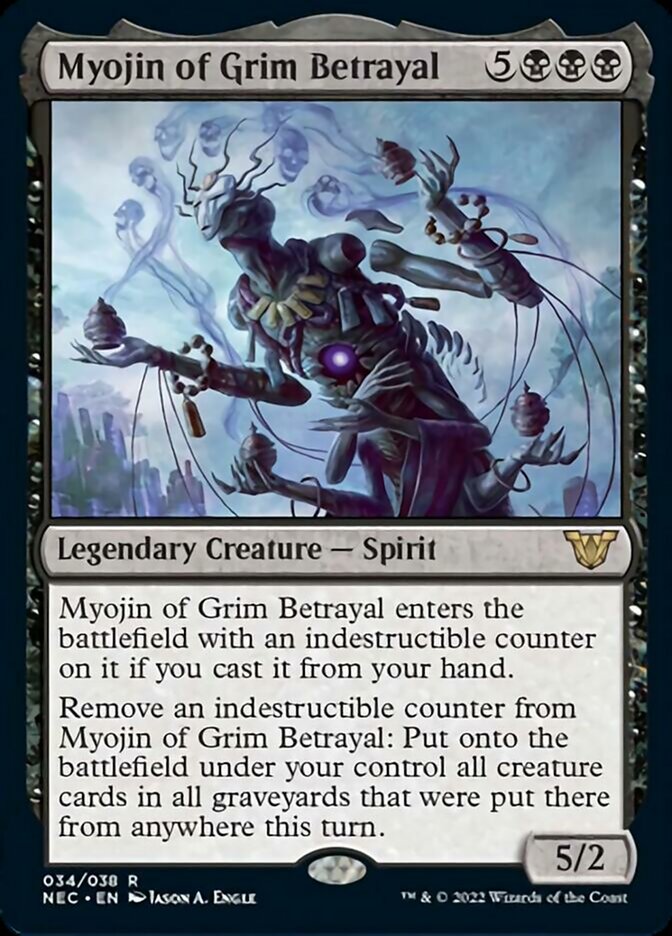 Myojin of Grim Betrayal [Kamigawa: Neon Dynasty Commander] | Webway Games