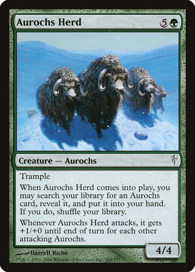 Aurochs Herd [Coldsnap] | Webway Games