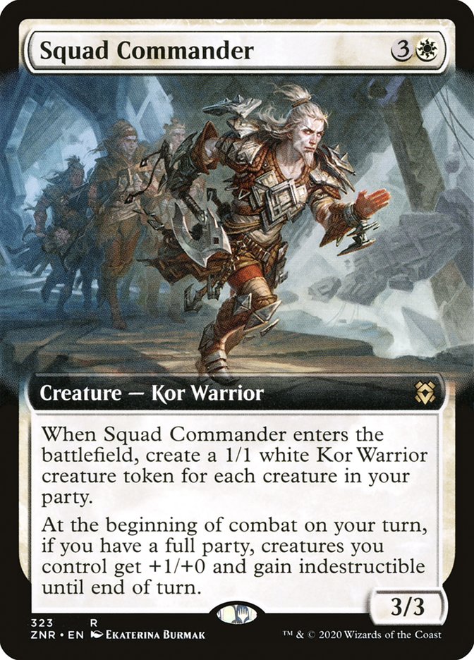 Squad Commander (Extended Art) [Zendikar Rising] | Webway Games