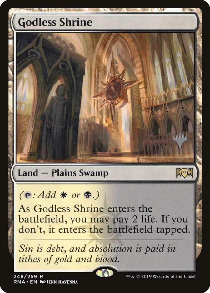 Godless Shrine (Promo Pack) [Ravnica Allegiance Promos] | Webway Games