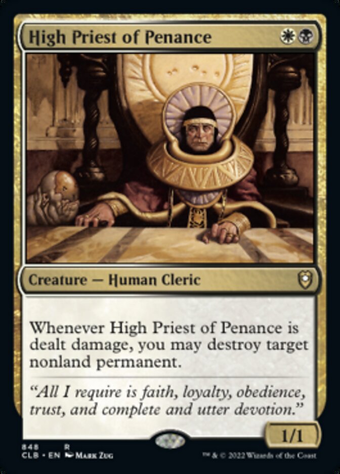 High Priest of Penance [Commander Legends: Battle for Baldur's Gate] | Webway Games
