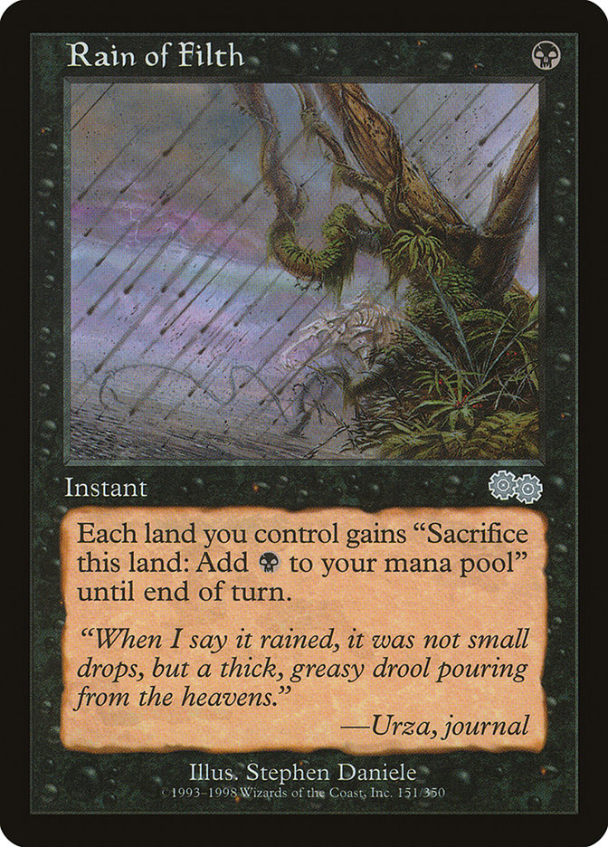 Rain of Filth [Urza's Saga] | Webway Games