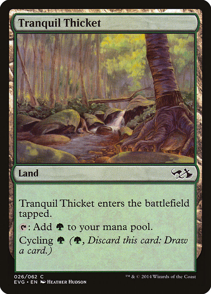 Tranquil Thicket (Elves vs. Goblins) [Duel Decks Anthology] | Webway Games