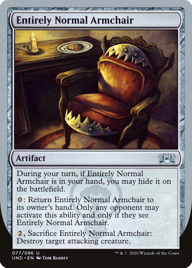 Entirely Normal Armchair [Unsanctioned] | Webway Games