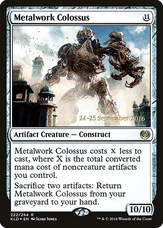 Metalwork Colossus  (Prerelease) [Kaladesh Prerelease Promos] | Webway Games